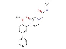 N-cyclopropyl-2-[(1S*,4S*)-5-(4-methoxy-3-biphenylyl)-6-oxo-2,5-diazabicyclo[2.2.1]hept-2-yl]acetamide