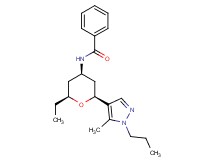 N-[(2S*,4R*,6S*)-2-ethyl-6-(5-methyl-1-propyl-1H-pyrazol-4-yl)tetrahydro-2H-pyran-4-yl]benzamide