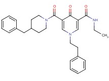 5-[(4-benzyl-1-piperidinyl)carbonyl]-N-ethyl-4-oxo-1-(2-phenylethyl)-1,4-dihydro-3-pyridinecarboxamide