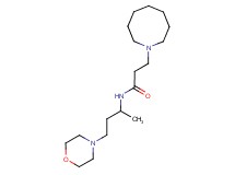 3-azocan-1-yl-N-(1-methyl-3-morpholin-4-ylpropyl)propanamide