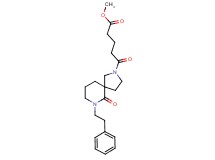 methyl 5-oxo-5-[6-oxo-7-(2-phenylethyl)-2,7-diazaspiro[4.5]dec-2-yl]pentanoate
