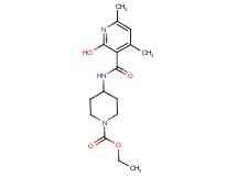 ethyl 4-{[(2-hydroxy-4,6-dimethyl-3-pyridinyl)carbonyl]amino}-1-piperidinecarboxylate
