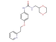 N-(1,4-dioxan-2-ylmethyl)-N'-[4-(2-pyridin-2-ylethoxy)phenyl]urea