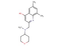 6,8-dimethyl-2-{[methyl(tetrahydro-2H-pyran-4-yl)amino]methyl}quinolin-4-ol