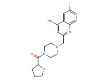 6-fluoro-2-{[4-(tetrahydrofuran-2-ylcarbonyl)piperazin-1-yl]methyl}quinolin-4-ol