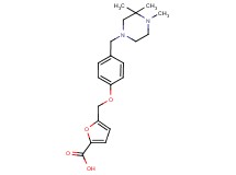 5-({4-[(3,3,4-trimethylpiperazin-1-yl)methyl]phenoxy}methyl)-2-furoic acid