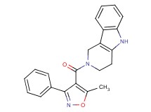 2-[(5-methyl-3-phenyl-4-isoxazolyl)carbonyl]-2,3,4,5-tetrahydro-1H-pyrido[4,3-b]indole