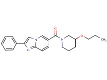 2-phenyl-6-[(3-propoxypiperidin-1-yl)carbonyl]imidazo[1,2-a]pyridine