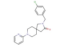 2-(4-chlorobenzyl)-8-(2-pyridinyl)-2,8-diazaspiro[4.5]decan-3-one