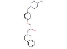 1-(3,4-dihydroisoquinolin-2(1H)-yl)-3-{4-[(4-methylpiperazin-1-yl)methyl]phenoxy}propan-2-ol