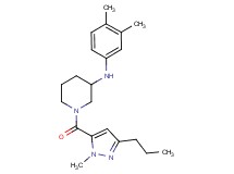 N-(3,4-dimethylphenyl)-1-[(1-methyl-3-propyl-1H-pyrazol-5-yl)carbonyl]-3-piperidinamine
