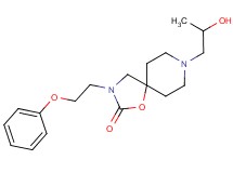 8-(2-hydroxypropyl)-3-(2-phenoxyethyl)-1-oxa-3,8-diazaspiro[4.5]decan-2-one