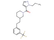 1-[(1-propyl-1H-pyrazol-5-yl)carbonyl]-3-{2-[3-(trifluoromethyl)phenyl]ethyl}piperidine