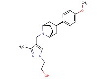 2-(4-{[(3-endo)-3-(4-methoxyphenyl)-8-azabicyclo[3.2.1]oct-8-yl]methyl}-3-methyl-1H-pyrazol-1-yl)ethanol
