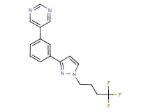 5-{3-[1-(4,4,4-trifluorobutyl)-1H-pyrazol-3-yl]phenyl}pyrimidine