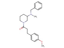 N-benzyl-1-[3-(4-methoxyphenyl)propanoyl]-N-methyl-3-piperidinamine