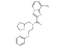 8-methyl-N-(2-phenoxyethyl)-N-(tetrahydrofuran-2-ylmethyl)imidazo[1,2-a]pyridine-2-carboxamide
