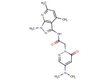 2-[4-(dimethylamino)-6-oxo-1(6H)-pyridazinyl]-N-(1,4,6-trimethyl-1H-pyrazolo[3,4-b]pyridin-3-yl)acetamide