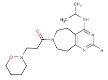 N-isopropyl-7-[3-(1,2-oxazinan-2-yl)propanoyl]-6,7,8,9-tetrahydro-5H-pyrimido[4,5-d]azepin-4-amine