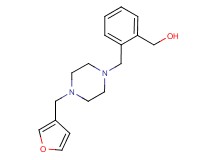 (2-{[4-(3-furylmethyl)piperazin-1-yl]methyl}phenyl)methanol