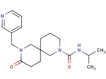 N-isopropyl-9-oxo-8-(3-pyridinylmethyl)-2,8-diazaspiro[5.5]undecane-2-carboxamide