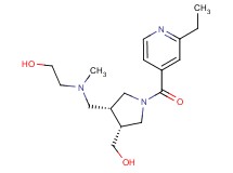 2-[{[(3R*,4R*)-1-(2-ethylisonicotinoyl)-4-(hydroxymethyl)pyrrolidin-3-yl]methyl}(methyl)amino]ethanol