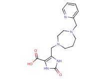 2-oxo-5-{[4-(pyridin-2-ylmethyl)-1,4-diazepan-1-yl]methyl}-2,3-dihydro-1H-imidazole-4-carboxylic acid