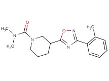 N,N-dimethyl-3-[3-(2-methylphenyl)-1,2,4-oxadiazol-5-yl]-1-piperidinecarboxamide