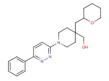 [1-(6-phenylpyridazin-3-yl)-4-(tetrahydro-2H-pyran-2-ylmethyl)piperidin-4-yl]methanol