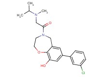 7-(3-chlorophenyl)-4-{[isopropyl(methyl)amino]acetyl}-2,3,4,5-tetrahydro-1,4-benzoxazepin-9-ol