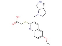 ({3-[(3aS,6aS)-hexahydropyrrolo[3,4-b]pyrrol-1(2H)-ylmethyl]-6-methoxyquinolin-2-yl}thio)acetic acid