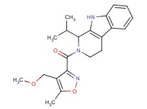 1-isopropyl-2-{[4-(methoxymethyl)-5-methylisoxazol-3-yl]carbonyl}-2,3,4,9-tetrahydro-1H-beta-carboline