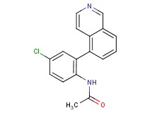 N-(4-chloro-2-isoquinolin-5-ylphenyl)acetamide