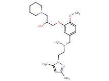 1-(5-{[[2-(3,5-dimethyl-1H-pyrazol-1-yl)ethyl](methyl)amino]methyl}-2-methoxyphenoxy)-3-(1-piperidinyl)-2-propanol