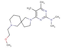 4-[7-(2-methoxyethyl)-2,7-diazaspiro[4.5]dec-2-yl]-N,N,5,6-tetramethyl-2-pyrimidinamine