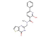 2-hydroxy-N-methyl-N-[(4-oxo-3,4-dihydrothieno[3,2-d]pyrimidin-2-yl)methyl]-6-phenylnicotinamide