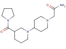 2-[3-(pyrrolidin-1-ylcarbonyl)-1,4'-bipiperidin-1'-yl]acetamide