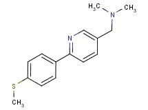 N,N-dimethyl-1-{6-[4-(methylthio)phenyl]pyridin-3-yl}methanamine