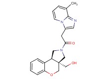 [(3aS*,9bS*)-2-[(8-methylimidazo[1,2-a]pyridin-3-yl)acetyl]-1,2,3,9b-tetrahydrochromeno[3,4-c]pyrrol-3a(4H)-yl]methanol