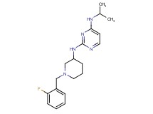 N~2~-[1-(2-fluorobenzyl)-3-piperidinyl]-N~4~-isopropyl-2,4-pyrimidinediamine
