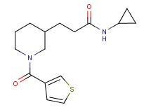 N-cyclopropyl-3-[1-(3-thienylcarbonyl)-3-piperidinyl]propanamide
