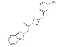 2-{2-[3-(3-methylphenoxy)-1-azetidinyl]-2-oxoethyl}-2H-indazole