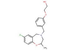 2-{3-[(7-chloro-2-methyl-2,3-dihydro-1,4-benzoxazepin-4(5H)-yl)methyl]phenoxy}ethanol