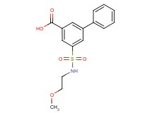 5-{[(2-methoxyethyl)amino]sulfonyl}biphenyl-3-carboxylic acid