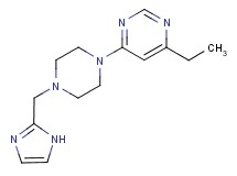 4-ethyl-6-[4-(1H-imidazol-2-ylmethyl)piperazin-1-yl]pyrimidine