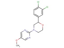 2-(3,4-dichlorophenyl)-4-(5-methoxypyrimidin-2-yl)morpholine