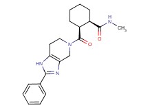 (1R*,2S*)-N-methyl-2-[(2-phenyl-1,4,6,7-tetrahydro-5H-imidazo[4,5-c]pyridin-5-yl)carbonyl]cyclohexanecarboxamide