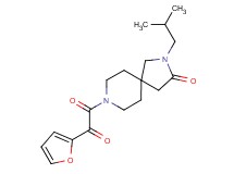 8-[2-furyl(oxo)acetyl]-2-isobutyl-2,8-diazaspiro[4.5]decan-3-one