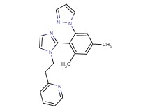 2-(2-{2-[2,4-dimethyl-6-(1H-pyrazol-1-yl)phenyl]-1H-imidazol-1-yl}ethyl)pyridine