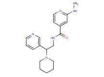 2-(methylamino)-N-(2-piperidin-1-yl-2-pyridin-3-ylethyl)isonicotinamide